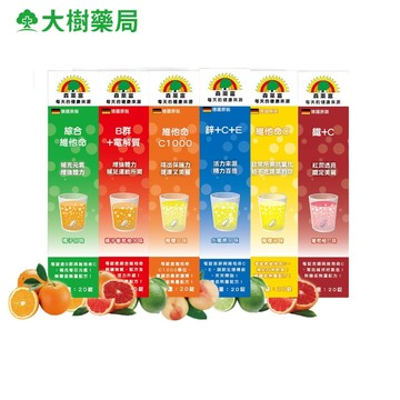 SUNLIFE 森萊富 發泡錠系列 20錠/盒 維他命C/綜合維他命/B群+電解質/維他命鋅/維他命鐵 大
