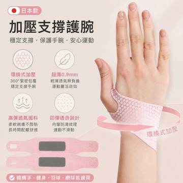 ✨臺灣出貨✨ 日本款 運動護腕 護腕 加壓護腕 支撐護腕 減震護腕 高彈面料 超薄護腕 0.9mm護腕 貼合防滑 媽媽手