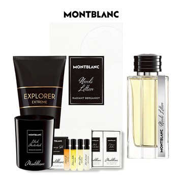新品【MONTBLANC萬寶龍】大師傑作詩語橙花淡香精125ml(贈黑色大班香氛蠟燭140g+旅行組+隨機沐浴精150ml.附紙袋)快速出貨