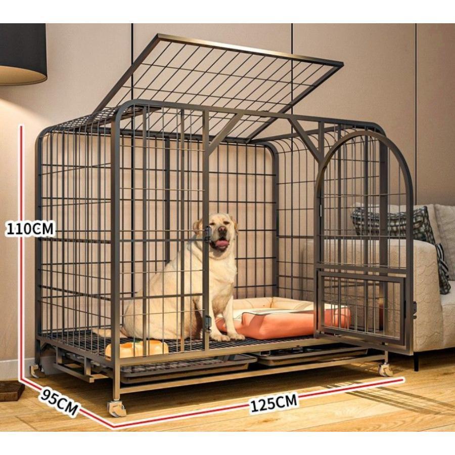 限定数のみ ペットケージ 鉄製 犬檻 犬小屋 ケージ ペットサークル ...