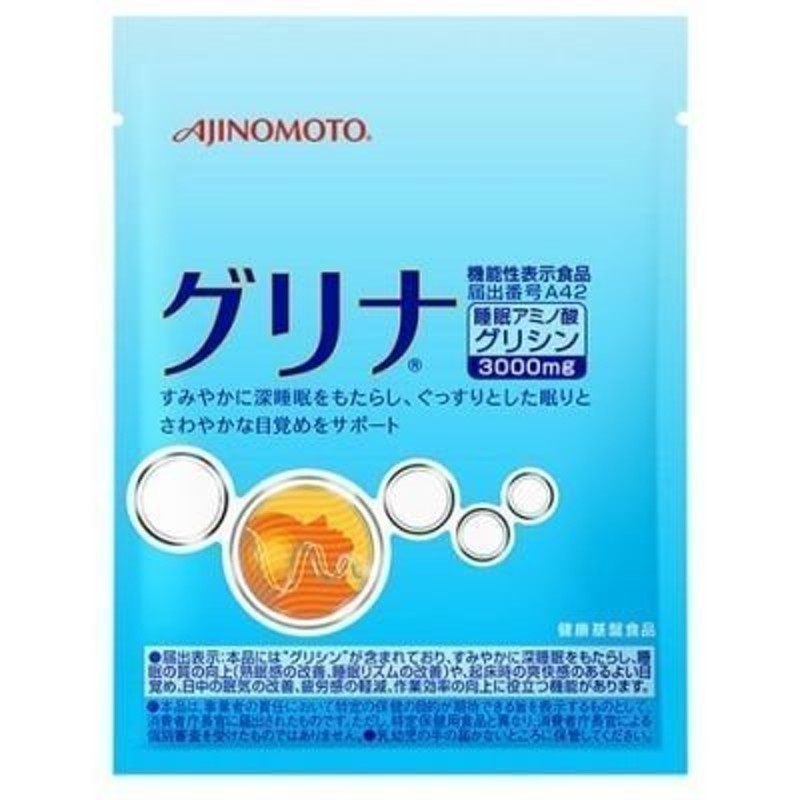 味の素 グリナ 6本入り お試し 睡眠サポート アミノ酸 グリシン ...