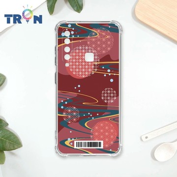 TRON 三星 A9 (2018) 日系和風圓點星河系列 四角防摔載具殼 軟殼 手機殼