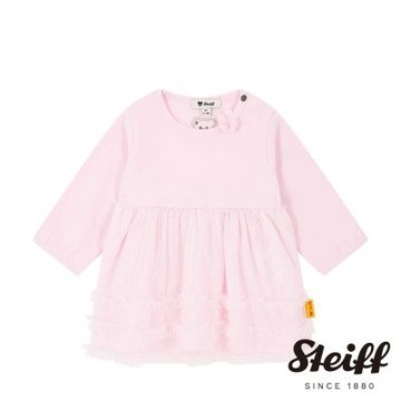 STEIFF 熊頭童裝 蕾絲甜美長袖洋裝