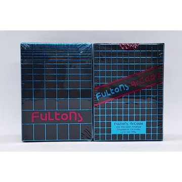 【USPCC撲克】FULTONS Arcade TRON 粉紅藍 Foil 撲克 S103052599