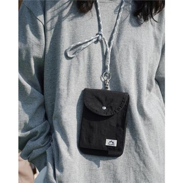 新款潮牌手機包男女百搭斜挎迷你小包裝手機布袋豎掛脖便攜零錢包
