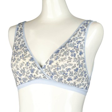 akachan honpo - 輕鬆哺乳胸罩-印花-藍色