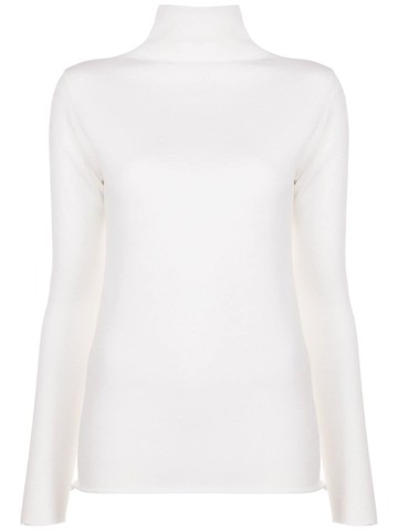 Andrea Bogosian - Dione I high-neck knitted top - women - Polyester - P - White