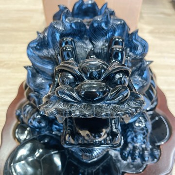 SWEET HEART 田芯精品 頂級黑銀曜 龍龜 黑武士 背咬錢貔貅 48.7kg 老師傅純手工雕刻 現貨