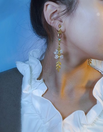 元宵鞭炮響年耳環