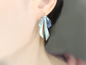 蝴蝶結系列一/耳針/耳夾