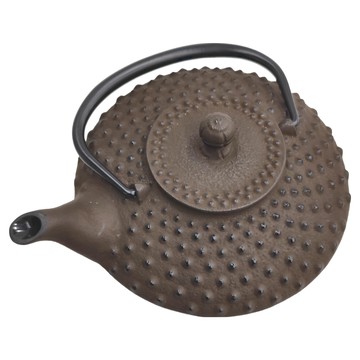 IWACHU 岩鑄 燗瓶平アラレ13001  小茶色  500ml  1個