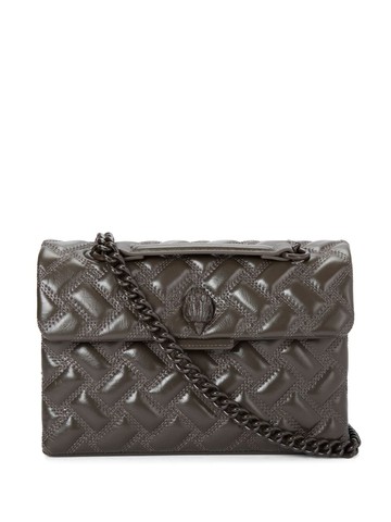 Kurt Geiger London - Kensington leather shoulder bag - women - Lambskin/Fabric - One Size - Brown