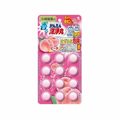 小林製薬/香るかんたん洗浄丸ピーチの香り12錠