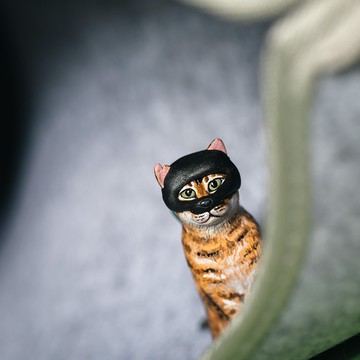 貓咪 客製化寵物手工黏土模型 含配件