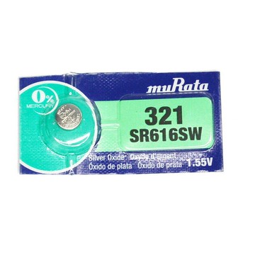 Murata 水銀電池S/321 SR-616SW 鈕扣電池 SR616SW 手錶電池【GQ262】  123便利屋