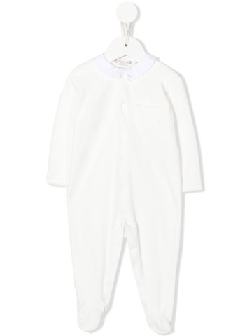 Bonpoint - long-sleeve fleece pyjamas - kids - Cotton - 6 - White