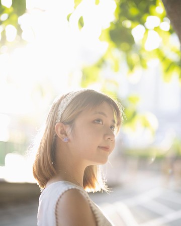 手作樹脂粘土紫色玫瑰耳環