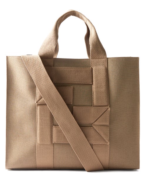 Fendi - Ff-logo Canvas Tote Bag - Mens - Beige