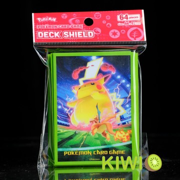 KIWI 🥝 PTCG 中文版 皮卡丘VMAX 極巨化 皮卡丘 驚天伏特 台灣官方卡套 寶可夢 卡套 新品 現貨