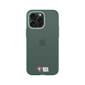 iPhone 15 Pro Max Clear 憂墨綠 - NBA - Logo-NBA 75週年 NBA 75th Anniversary Logoman