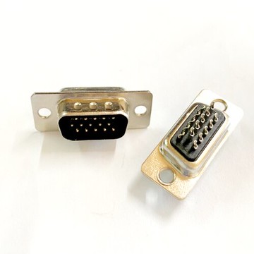 D型接頭 VGA15P  三排焊線式 公頭 D-SUB接頭 -10入/包 (含稅)【佑齊企業 iCmore】