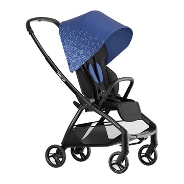 美國卡普奇Capucci - Lite雙向秒收輕便推車-水晶藍-(贈雨罩＋杯架)