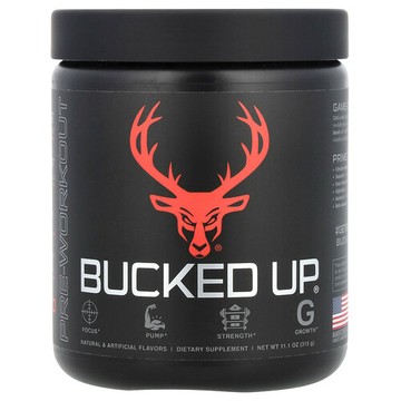 Bucked Up, 鍛鍊前營養粉，紅樹莓味，11.1 盎司（315 克）