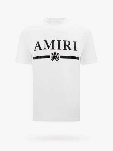 Cotton t-shirt with frontal logo - AMIRI - gender_Man