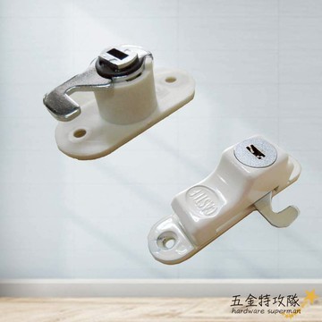 【 窗戶鎖 】DR-305 DR-306格子窗側邊鎖 玻璃鎖 紗門鎖 紗窗鎖 紗窗安全鎖 門窗安全鎖 安全側邊鎖 輔助鎖