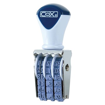 COX 3號日付印 日期調整靈活 適用於辦公室、家庭、學校等多種場合 文件管理更加便捷高效  歐文3號  1個