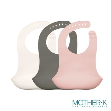 韓國MOTHER-K 鉑金矽膠圍兜