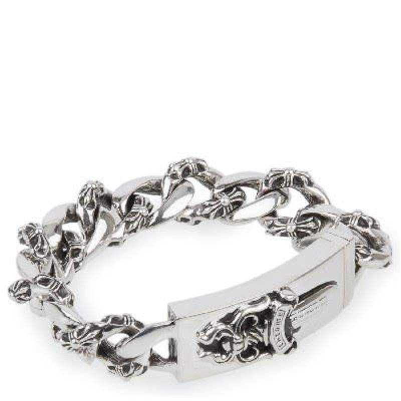 CHROME HEARTS DAGGER ID FANCY LINK BRACELET L13 クロムハーツ