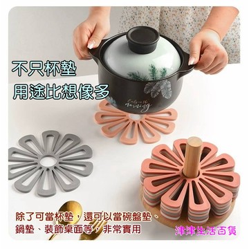 東利生活百貨 創意 北歐風 加厚桌墊 餐桌 鍋子墊 餐桌墊 杯墊 隔熱墊 防燙墊 家用 盤子墊 花型防燙 耐熱墊 鍋墊
