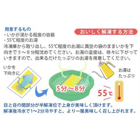 ふるさと納税 『予約受付』呼子のいか活造り2杯! コリコリ甘い鮮度抜群の透明感! 約200g×2(合計約400g) 刺身 ギフト 冷凍 ※水揚げあり次第.. 佐賀県唐津市