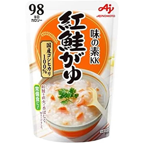 味の素KK おかゆ 白がゆ250g、玉子がゆ250g、小豆がゆ250g、紅鮭がゆ250g 4種アソート 各2個セット