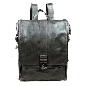 後背包油蠟皮雙肩包-戶外休閒精選流行男包包73lt14【獨家進口】【米蘭精品】