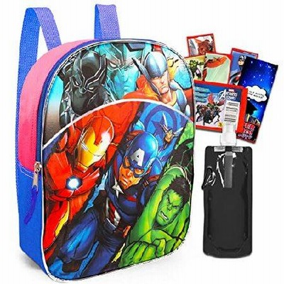 特別価格Avengers Mini Backpack Set - Bundle with 11" Avengers Backpack for Boys 4-6, Avengers Stickers, Water Bottle, More | Marvel Backpack好評販売中