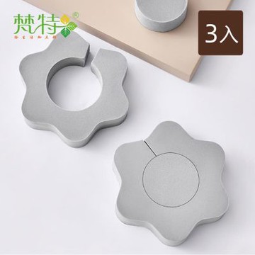 梵特 花朵造型水龍頭吸水海綿/防水垢海綿-3入