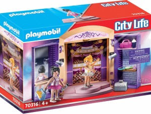 プレイモービル ブロック 組み立て Playmobil Dance Studio Play Box