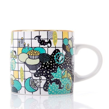 東方曼菲斯系列馬克杯-石榴花