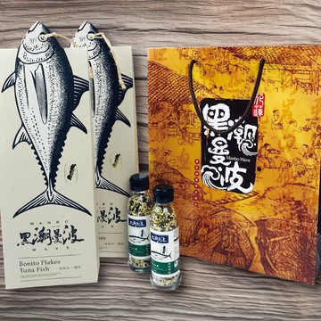 【花蓮禮好】七星柴魚博物館 左岸豐味。柴魚雙饗宴 (鮪魚花x4包)X2盒+柴魚香鬆(海苔味)x2罐