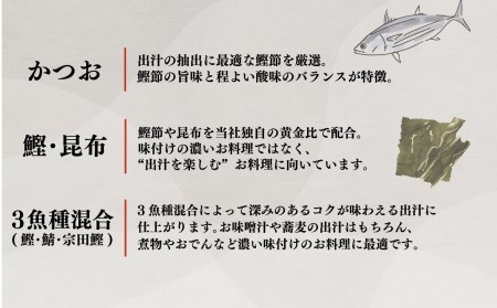 だしパック 国産 3種 味比べ セット 1包 10g 合計 60包 鰹 かつお 昆布 鯖 さば 宗田鰹 出汁