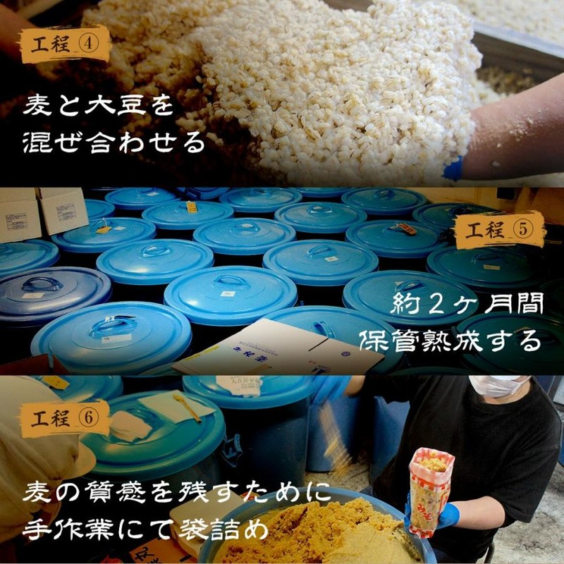 坊津味噌加工工場 麦みそ 2kg
