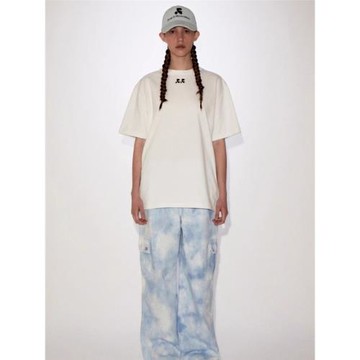 韓國restandrecreation劉憲華同款字母印花短袖T恤男女寬松上衣潮