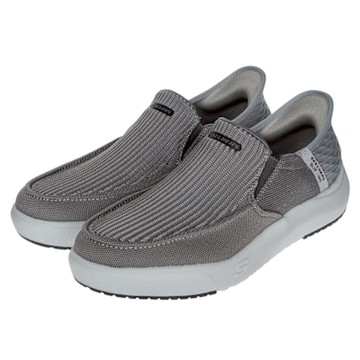 SKECHERS 男鞋 休閒系列 休閒鞋 瞬穿舒適科技 ROSSER - 210792GRY