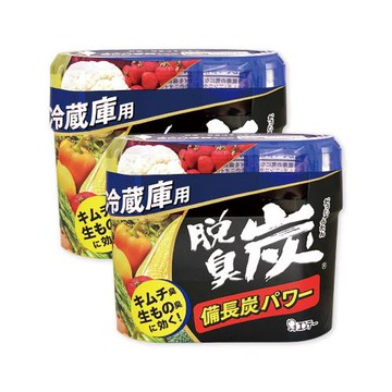 (2盒超值組)日本ST雞仔牌-脫臭炭強力消臭凝膠型備長炭冰箱薄型除臭劑1入/盒-冷藏藍140g(冷藏室防串味除臭,蔬果室吸附異味,活性炭冷凍庫去味)