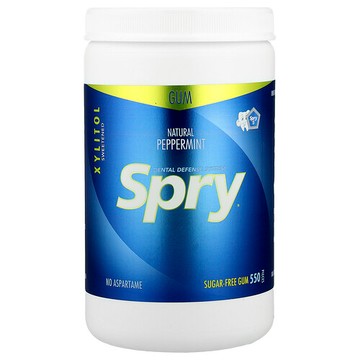 Xlear, Spry，口香糖，天然薄荷，無糖，550 片（660 克）