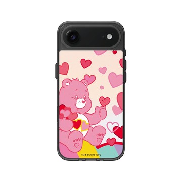 iPhone Air Clear (相機按鈕) 酷墨灰 - Care Bears - 愛心滿天