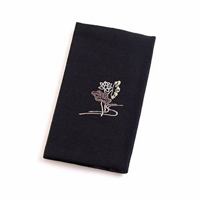 刺繍念珠入付ふくさ 慶弔両用袱紗 結婚式 冠婚葬祭 男性用 女性用 日本製 紙箱入 蓮黒 通販 Lineポイント最大get Lineショッピング