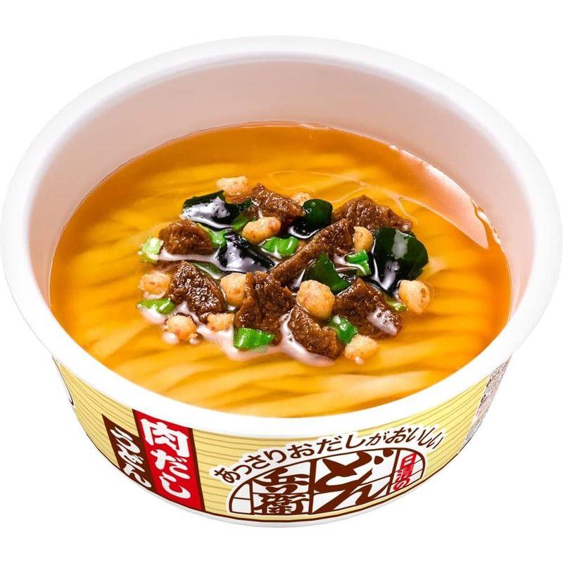 日清食品 日清のあっさりおだしがおいしいどん兵衛 肉だしうどん 牛の旨みとWだし 72g ×12個